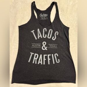 Tacos and Traffic Racerback